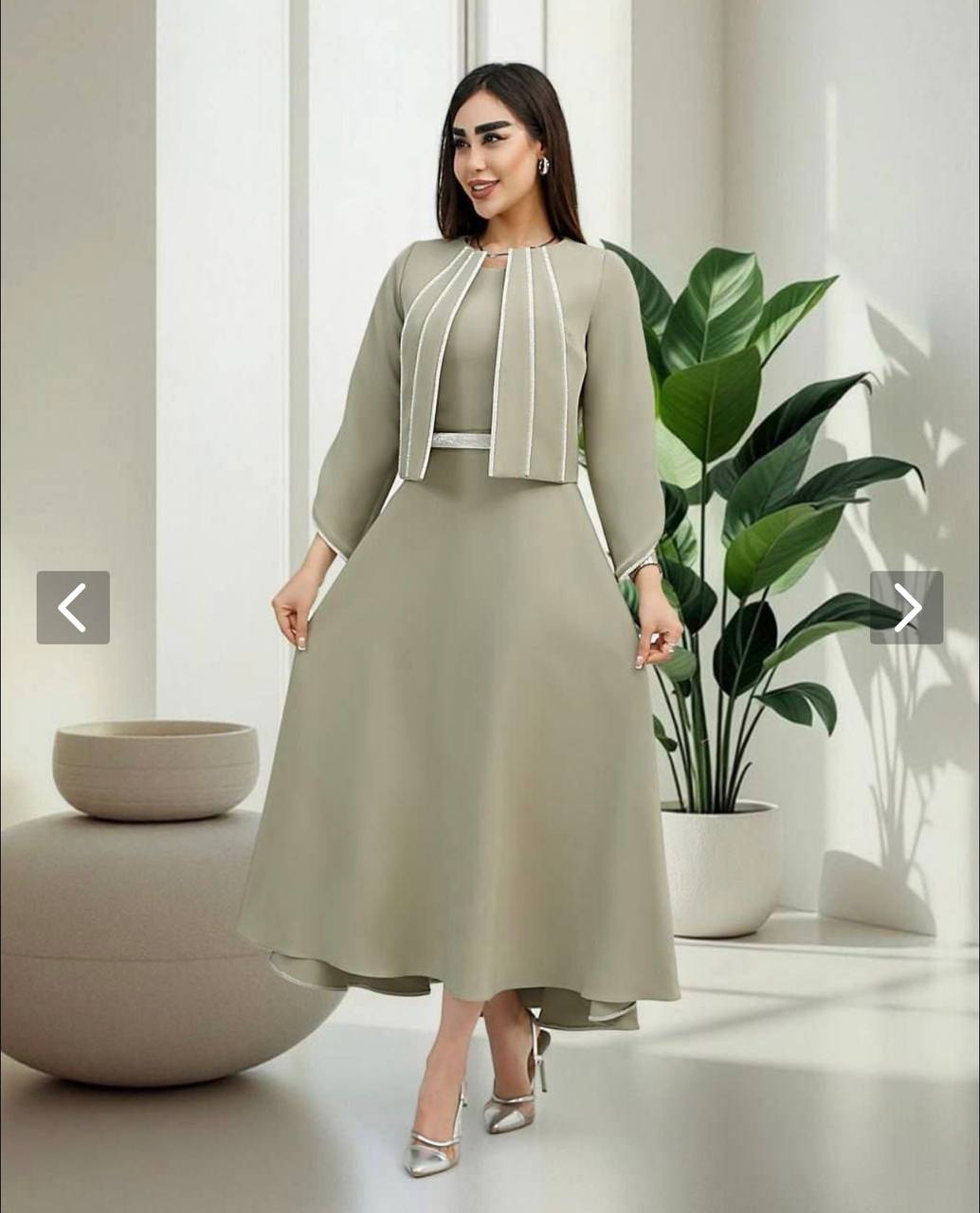 کت سارافون مجلسی سوارسکی زنانه