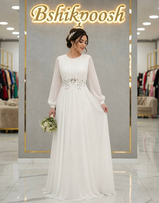 ماکسی مجلسی حریر نسترن