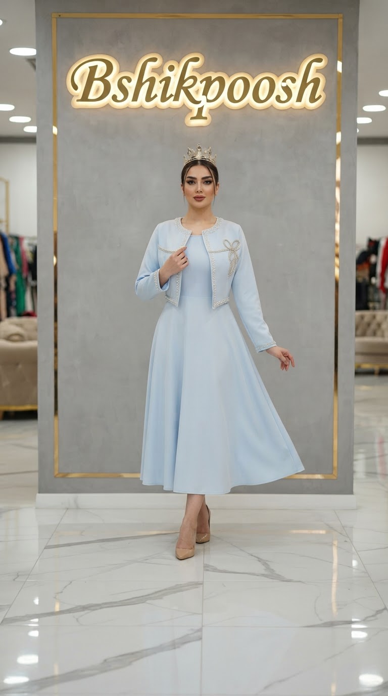 کت سارافون مجلسی زنانه و دخترانه پاپیون