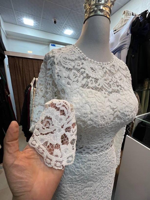 میدی مجلسی زنانه و دخترانه دانتل مخمل آنیل