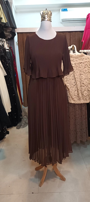 ماکسی زنانه حریر پلیسه