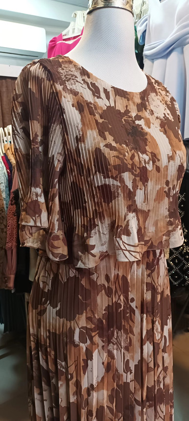 ماکسی زنانه حریر پلیسه