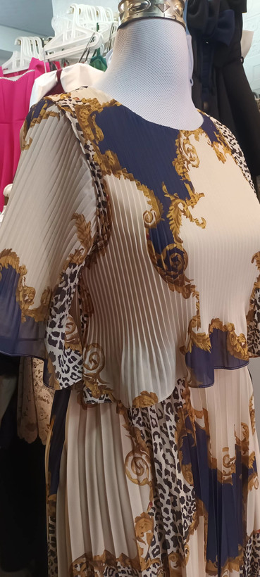 ماکسی زنانه حریر پلیسه