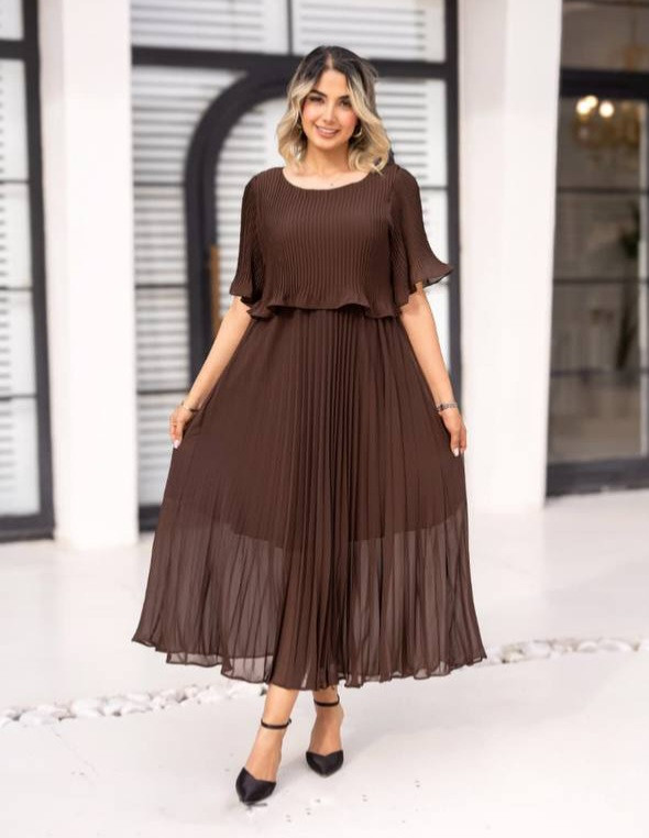 ماکسی زنانه حریر پلیسه