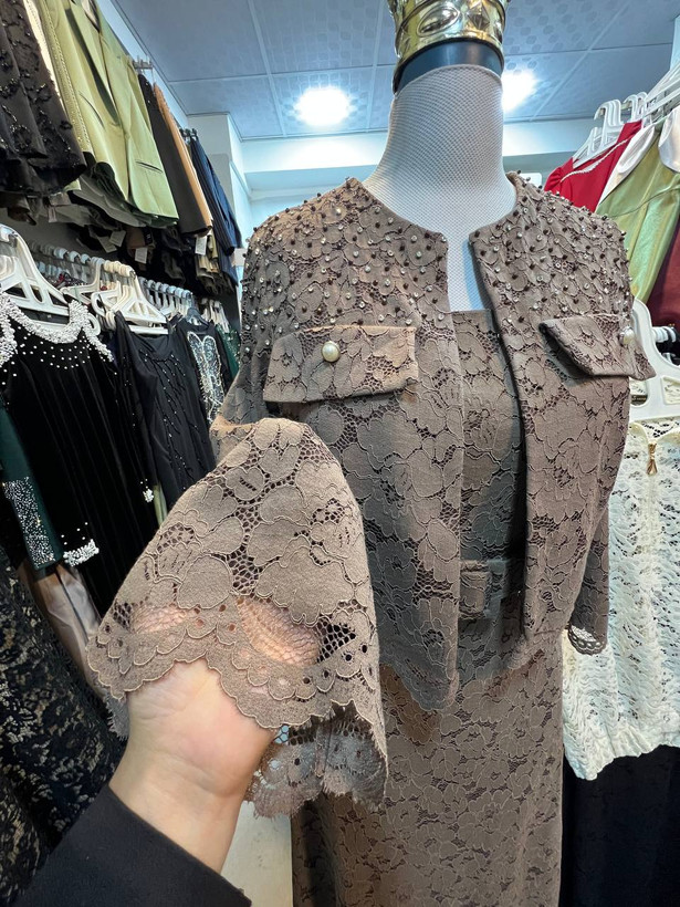 کت سارافون مجلسی دانتل زنانه و دخترانه